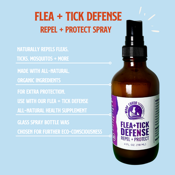 Flea + Tick Defense Support Spray 4oz