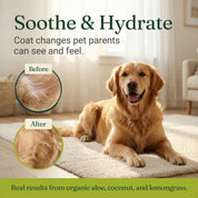 Organic Lemongrass & Aloe Hypoallergenic Dog Shampoo