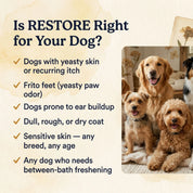 RESTORE Organic Apple Cider Vinegar Conditioning Rinse for Dogs