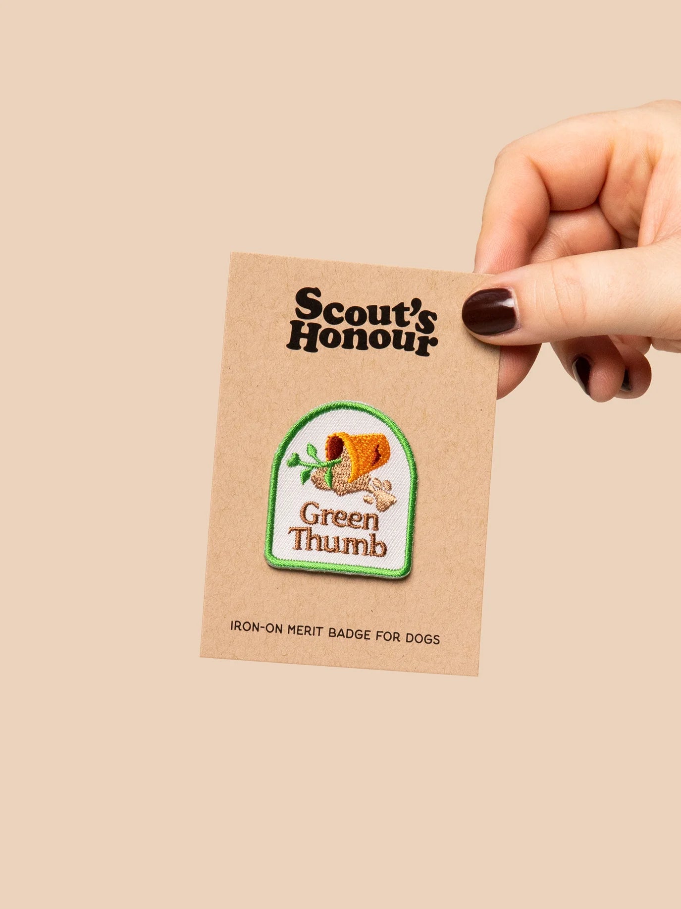 Green Thumb (iron-on patch)