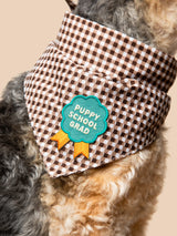 Puppy School Grad (iron-on patch)