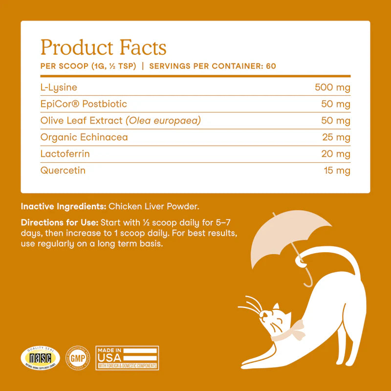 L-Lysine Immune Support for Cats